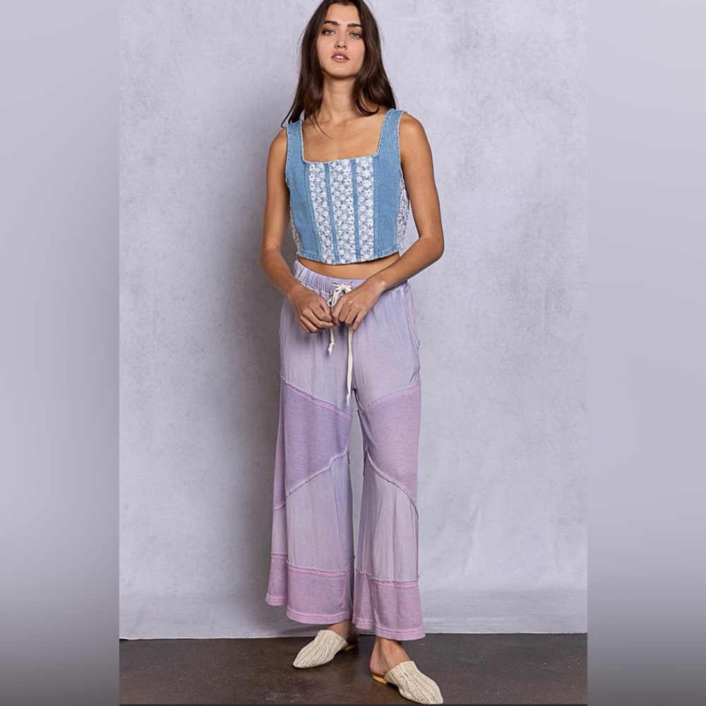 Casual Chic Culottes Wide Leg Cropped Pants - Picture 2 of 8